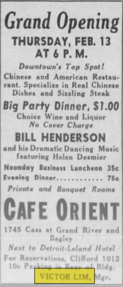 Victor Lims - Feb 1936 Ad (newer photo)